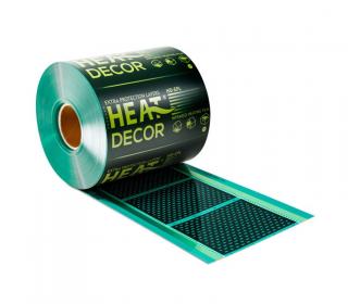 Topná fólie HD-EPL 55 W/bm (220 W/m2, šíře 25 cm) - Heat Decor
