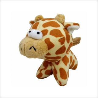 Hračka - plyšová žirafa pískací 12 cm