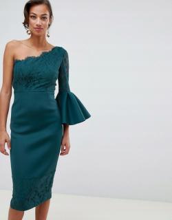 ASOS DÁMSKÉ POUZDROVÉ ŠATY SMARAGDOVÉ Druh: 32