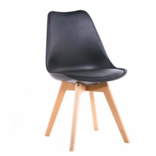 Jídelní židle SCANDI černá - skandinávský styl