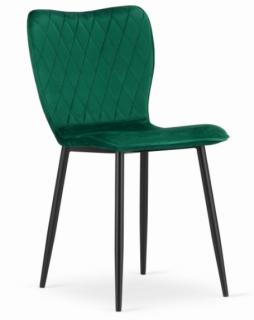 Sametová židle RIO zelená