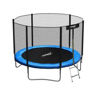 Trampolína s vnější síťkou 252 cm Gardenline - modrá