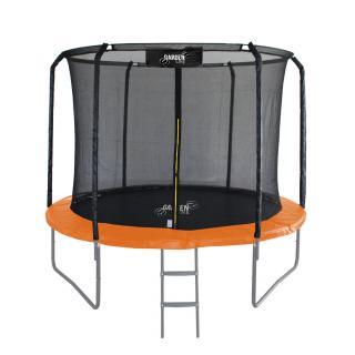 Trampolína s vnitřní síťkou 252 cm Gardenline PRO - oranžová