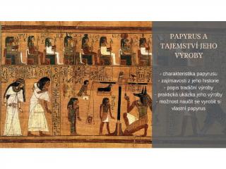 Papyrus a tajemství jeho výroby