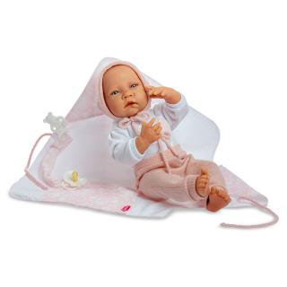 Berjuan panenka miminko Newborn Special Boutique Doll s příslušenstvím 45cm