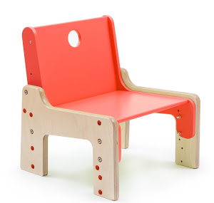 Dětská dřevěná rostoucí židle Barevné provedení: Amore - červená