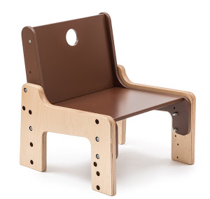 Dětská dřevěná rostoucí židle Barevné provedení: Choco - hnědá