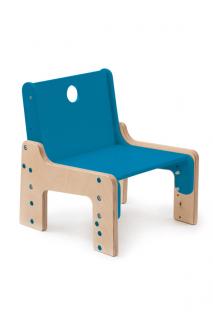 Dětská dřevěná rostoucí židle Barevné provedení: Mare - modrá