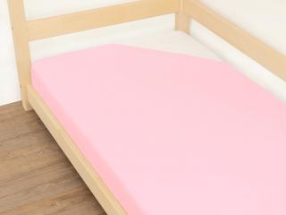 Dětské prostěradlo Jersey 120x180 cm výběr barev Barevné provedení: Růžová