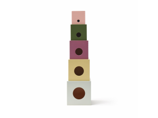 Kids Concept dřevěné vkládací kostky pro děti Edvin 5 ks