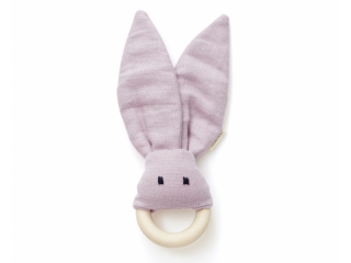 Kids Concept kroužek na krky králík růžová