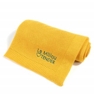 Luxusní pletená dětská deka La Millou Tender Sunflower