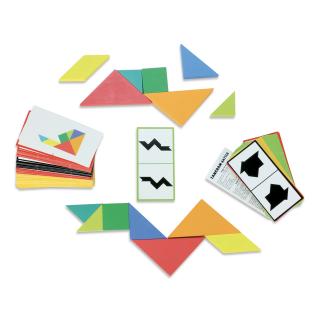 Vilac dřevěná hra souboj tangramů pro děti