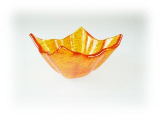 Skleněné mističky WINKY - ambrové Rozměr: 8x8cm