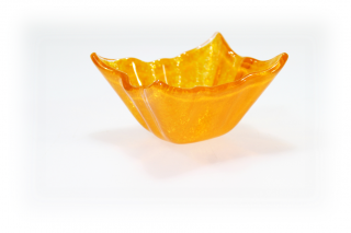 Skleněné mističky WINKY - oranžové Rozměr: 8x8cm