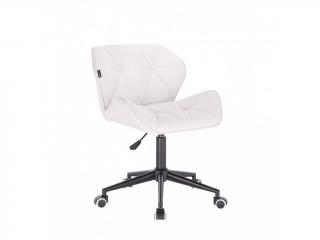 Kosmetická židle MILANO na základní podstavě s kolečky - šedá RS_TOP Židle Milano: Bílá na černé kolečkové podstavě