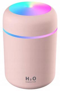 Aroma difuzér a zvlhčovač vzduchu led- šedý Barva: Růžová