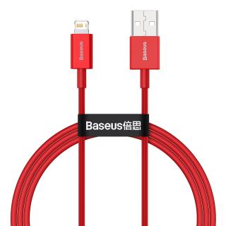 BASEUS kabel USB A pro Apple Lightning 8-pin 2,4A Superior Fast Charging CALYS-A09 1 metr červený