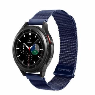 DUX DUCIS Milanese magnetický řemínek z nerezové oceli pro Samsung Galaxy Watch / Huawei Watch / Honor Watch (20mm band) modrá