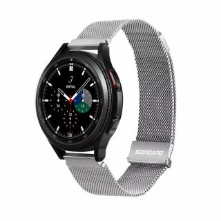 DUX DUCIS Milanese magnetický řemínek z nerezové oceli pro Samsung Galaxy Watch / Huawei Watch / Honor Watch (20mm band) stříbrná