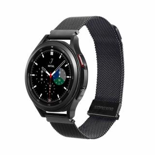DUX DUCIS Milanese magnetický řemínek z nerezové oceli pro Samsung Galaxy Watch / Huawei Watch / Honor Watch / Xiaomi Watch (22mm band) černá