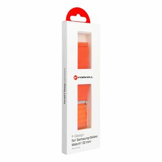 FORCELL F-DESIGN FS05 řemínek Samsung Watch 22mm oranžový