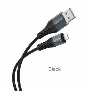 HOCO kabel USB pro iPhone Lightning 8-pin COOL X38 1 metr černý