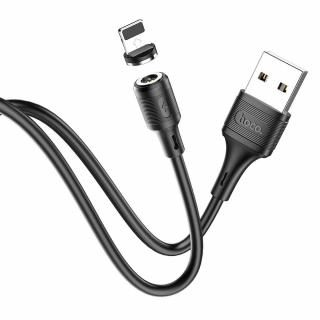 HOCO kabel USB pro iPhone Lightning 8-pin magnetický 2,4A Sereno X52 černý