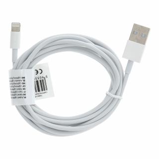 Kabel USB pro iPhone Lightning 8-pin 2 metry bílý C603