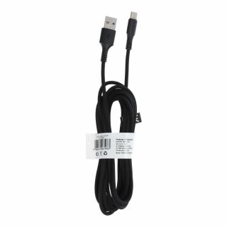 Kabel USB - Typ C 2.0 C279 3 metry černý