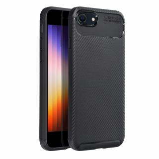 Pouzdro CARBON PREMIUM APPLE IPHONE 7 / 8 / SE 2020 / SE 2022 černé