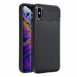 Pouzdro CARBON PREMIUM APPLE IPHONE X / XS černé