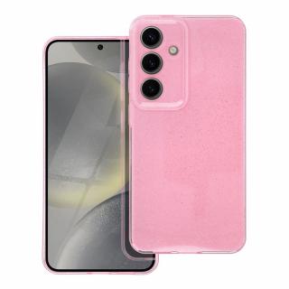 Pouzdro CLEAR CASE 2mm BLINK SAMSUNG Galaxy S24 růžové