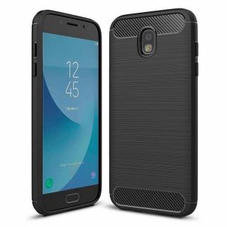 Pouzdro Forcell Carbon back cover pro Samsung J727 Galaxy J7 2017 - černé