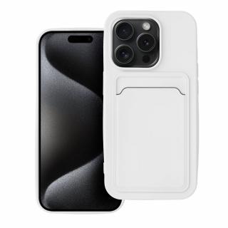 Pouzdro Forcell CARD CASE APPLE IPHONE 15 PRO bílé