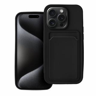 Pouzdro Forcell CARD CASE APPLE IPHONE 15 PRO černé