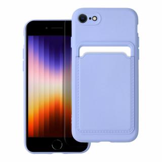 Pouzdro Forcell CARD CASE APPLE IPHONE 7 / 8 / SE 2020 / SE 2022 fialové