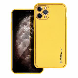 Pouzdro Forcell LEATHER Case APPLE IPHONE 11 PRO ( 5,8  ) žluté