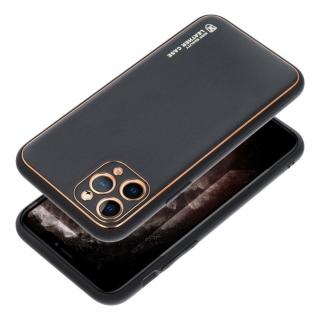 Pouzdro Forcell LEATHER Case APPLE IPHONE 15 PLUS černé