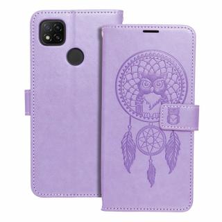 Pouzdro Forcell MEZZO Book XIAOMI Redmi 9C / 9C NFC lapač snů fialové