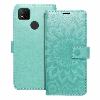 Pouzdro Forcell MEZZO Book XIAOMI Redmi 9C / 9C NFC mandala zelené