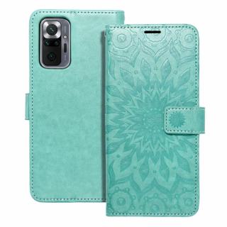 Pouzdro Forcell MEZZO Book XIAOMI Redmi NOTE 10 Pro mandala zelené