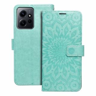 Pouzdro Forcell MEZZO Book XIAOMI Redmi NOTE 12 4G mandala zelené