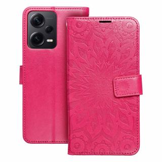 Pouzdro Forcell MEZZO Book XIAOMI Redmi NOTE 12 5G mandala purpurové