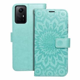 Pouzdro Forcell MEZZO Book XIAOMI Redmi NOTE 12S mandala zelené