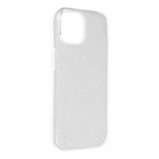 Pouzdro Forcell SHINING APPLE IPHONE 15 stříbrné