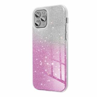Pouzdro Forcell SHINING SAMSUNG Galaxy A35 5G transparent/růžové