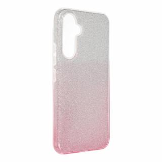 Pouzdro Forcell SHINING SAMSUNG Galaxy A54 5G transparent/růžové