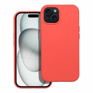 Pouzdro Forcell SILICONE LITE APPLE IPHONE 15 broskvové
