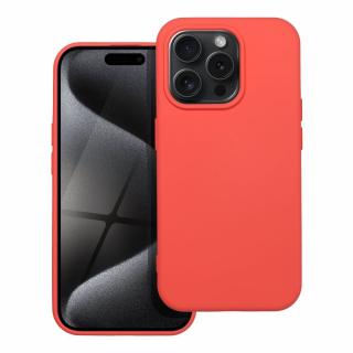 Pouzdro Forcell SILICONE LITE APPLE IPHONE 15 PRO broskvové